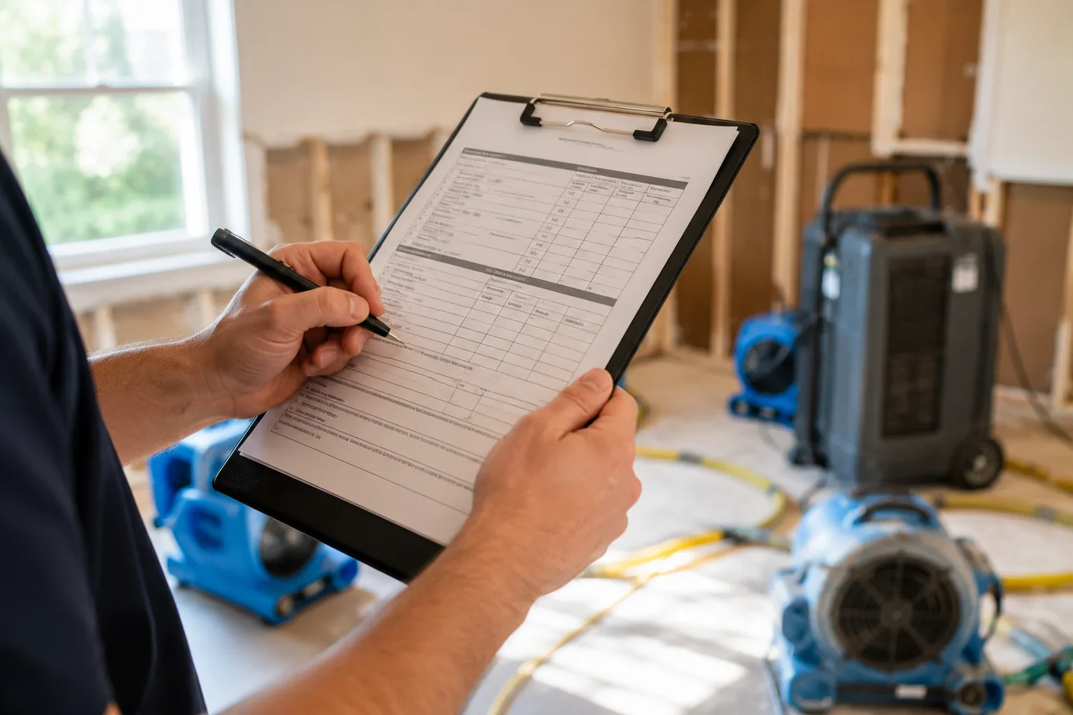 Water damage insurance documentation and estimates in Los Angeles — Crystal Peak Construction Inc.