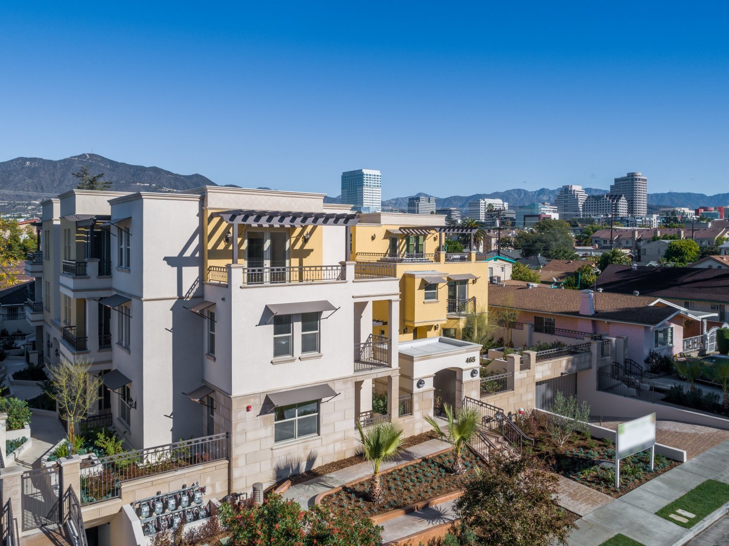 Completed exterior commercial building — general contractor near me in Glendale California — Crystal Peak Construction Inc.