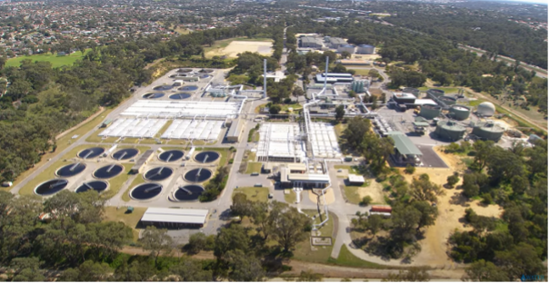 Craigie Groundwater Replenishment Plant in Perth, recycling highly treated water back into underground aquifers to support Western Australia's drinking water supply.