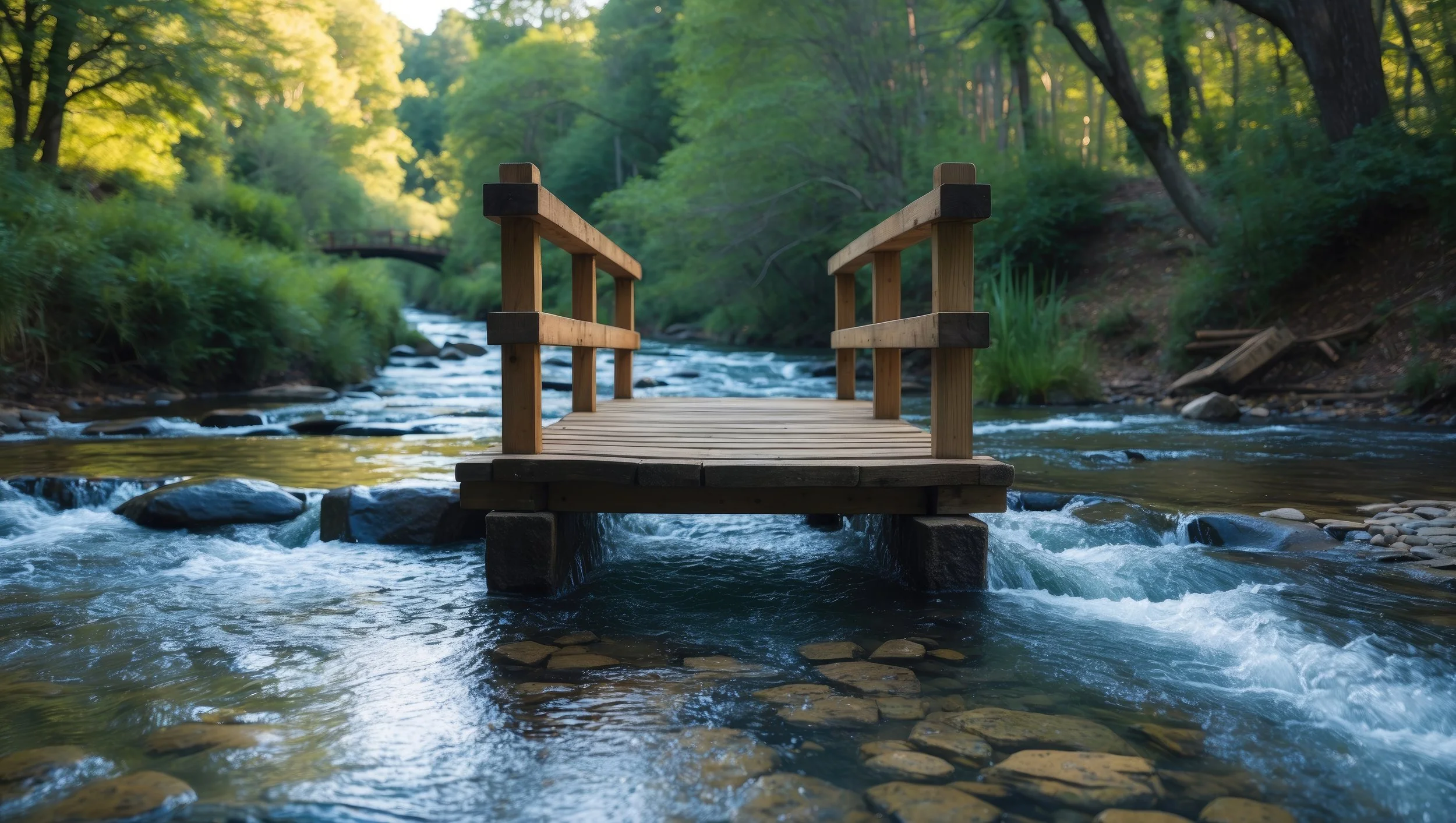 Scenic creek and natural bushland in the City of Armadale, Perth, representing the natural environment where ClearHaven provides premium whole-home water filtration systems professionally installed for homeowners throughout the City of Armadale.
