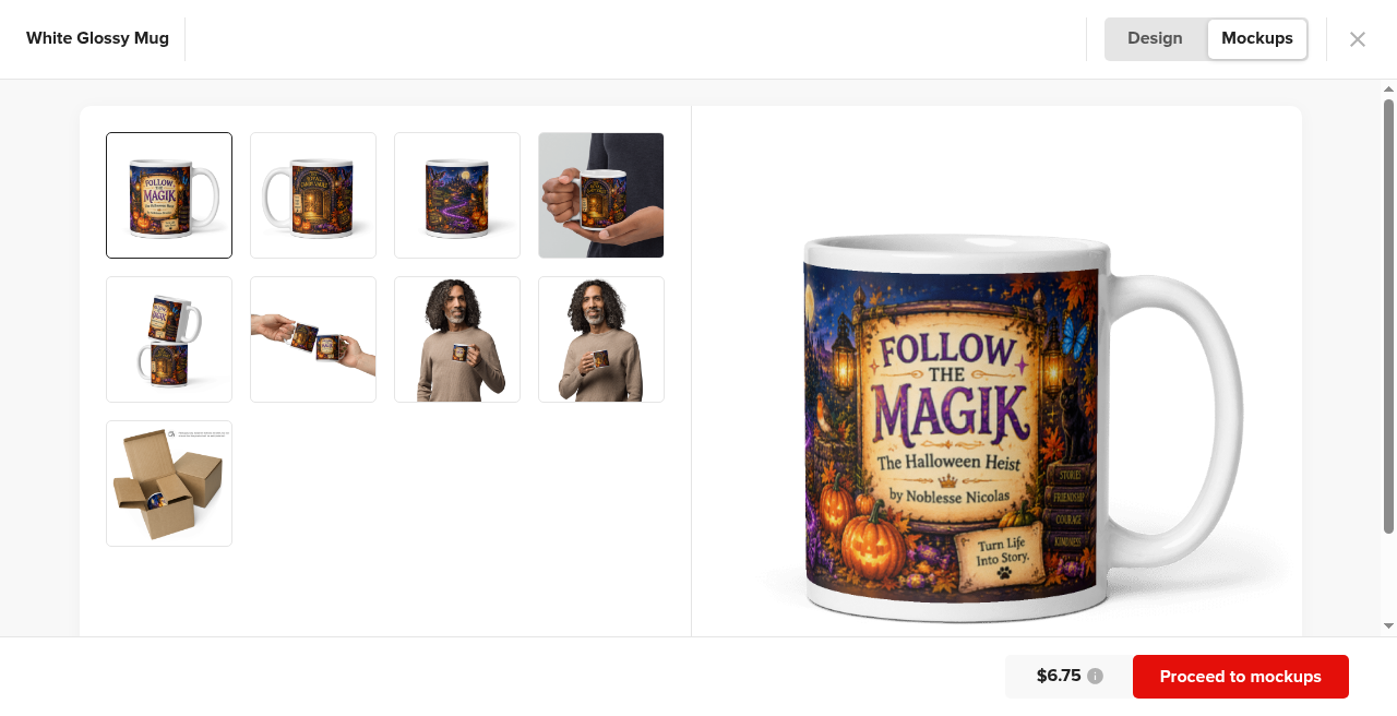 Follow the Magik — White Glossy Mug