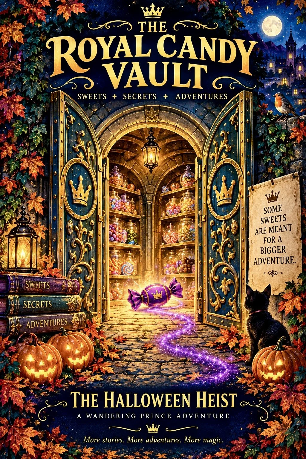 The Royal Candy Vault — Halloween Heist Poster