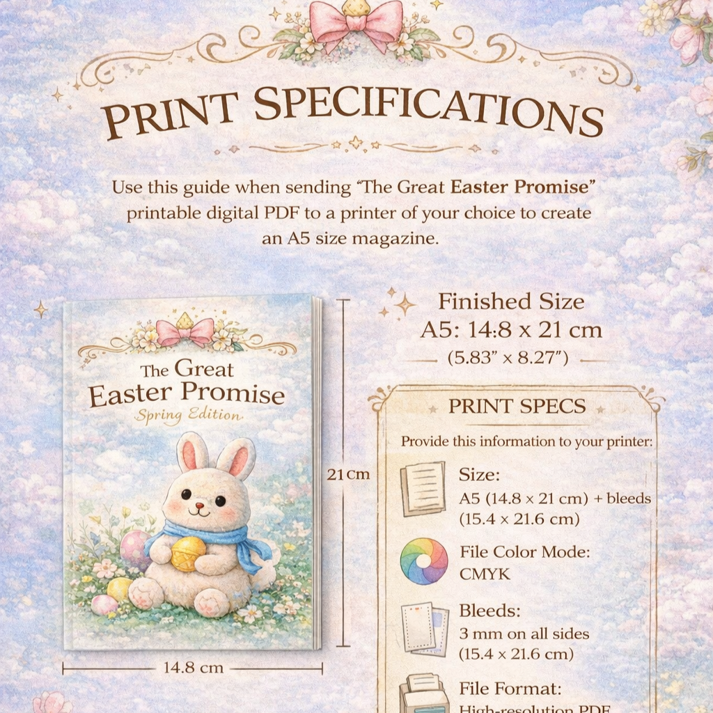 How to Print a Children’s Magazine | A5 Booklet Printing Guide (PDF) by Noblesse Nicolas