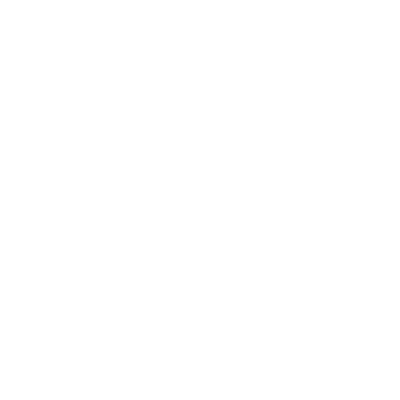 White arrow pointing downward on black background.
