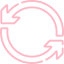 A close-up of a pink floral background with leaves.