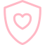 Pink heart with a smaller heart inside