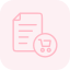 Pink diagram or flowchart with lines and boxes