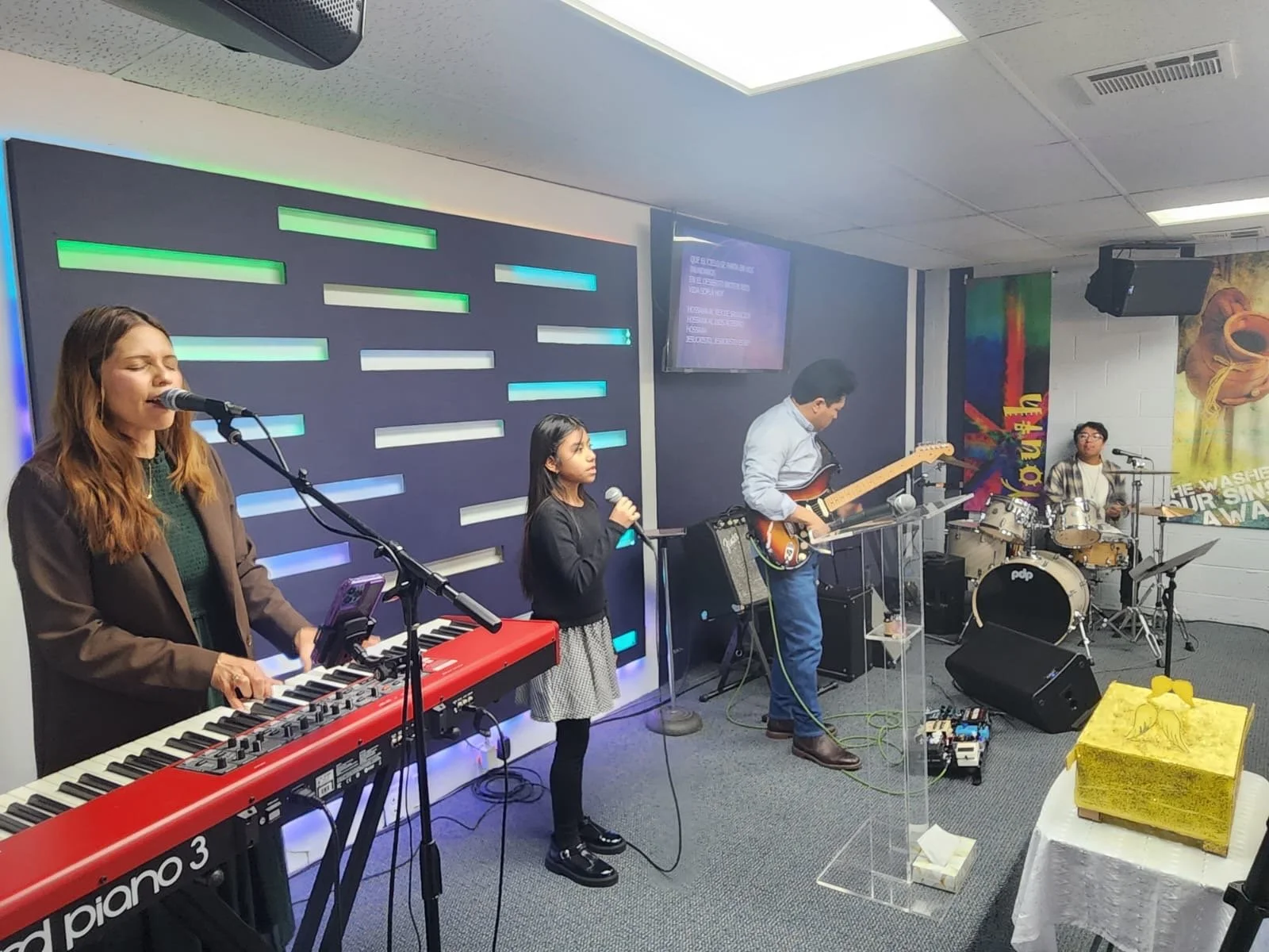 Oranssi technician working on a roof project