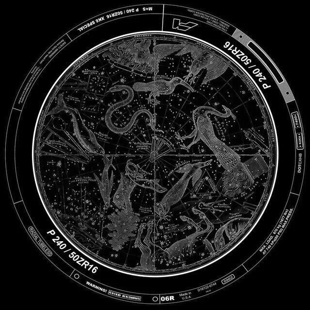 Celestial Star Map Coaster