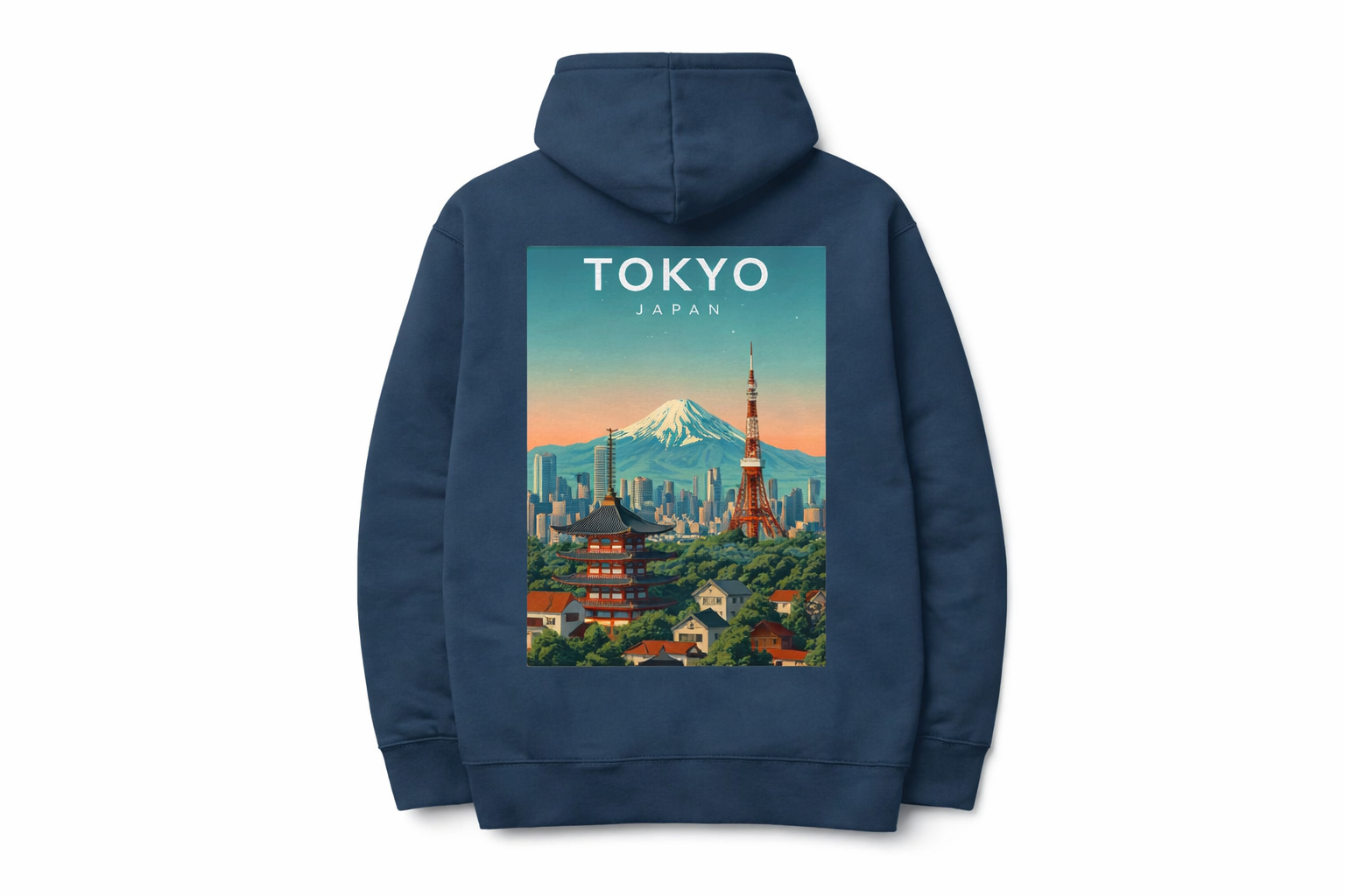 Tokyo Japan Graphic Hoodie