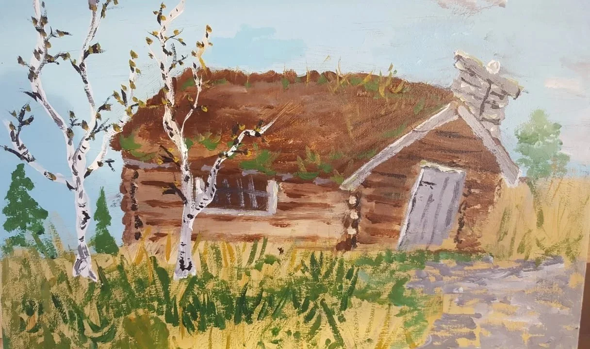 "Lesestua" Acryl (privat eie)