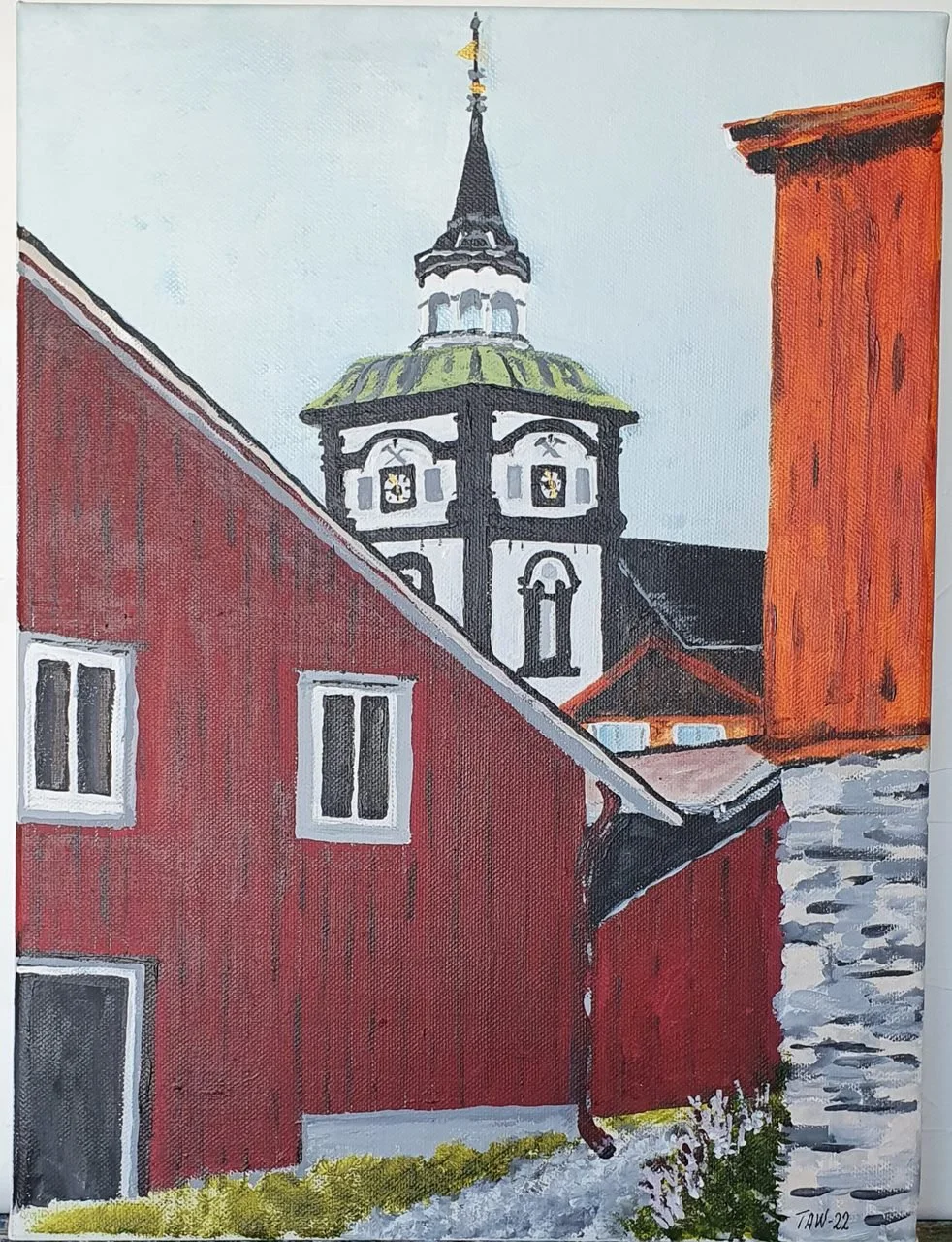"Røros" Acryl (privat eie)