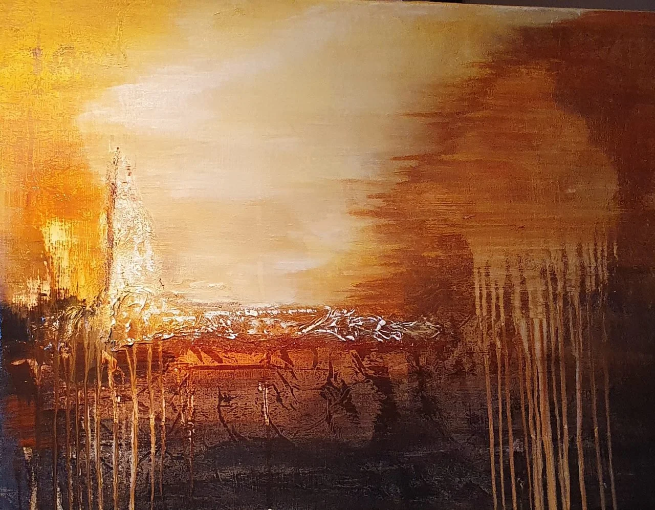 "i det fjerne" Acryl (privat eie)