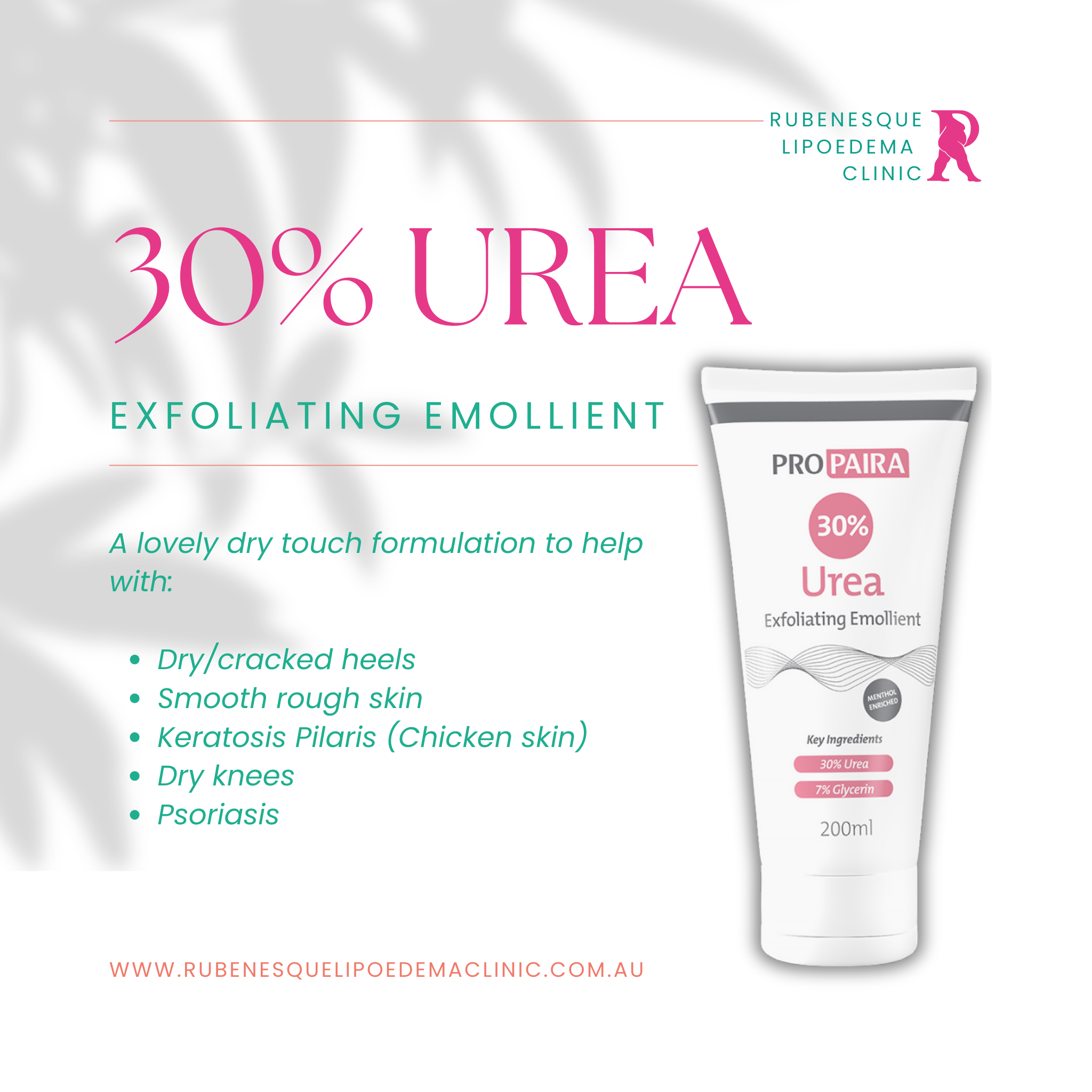 30% Urea Exfoliating Emollient 200ml