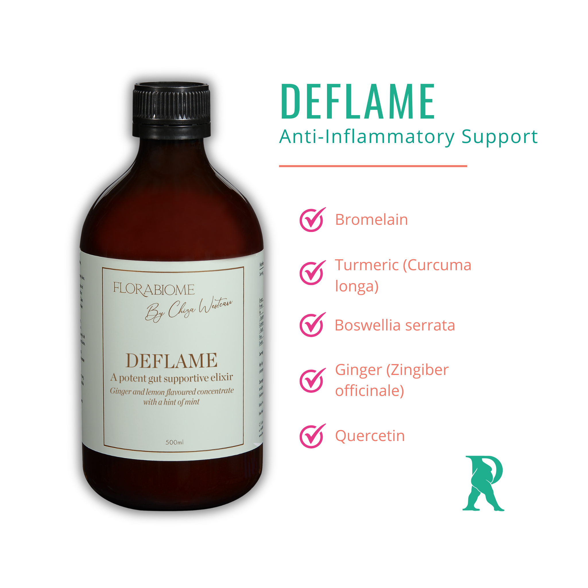 Anti inflammatory elixir for lipoedema supporting inflammation and overall wellbeing