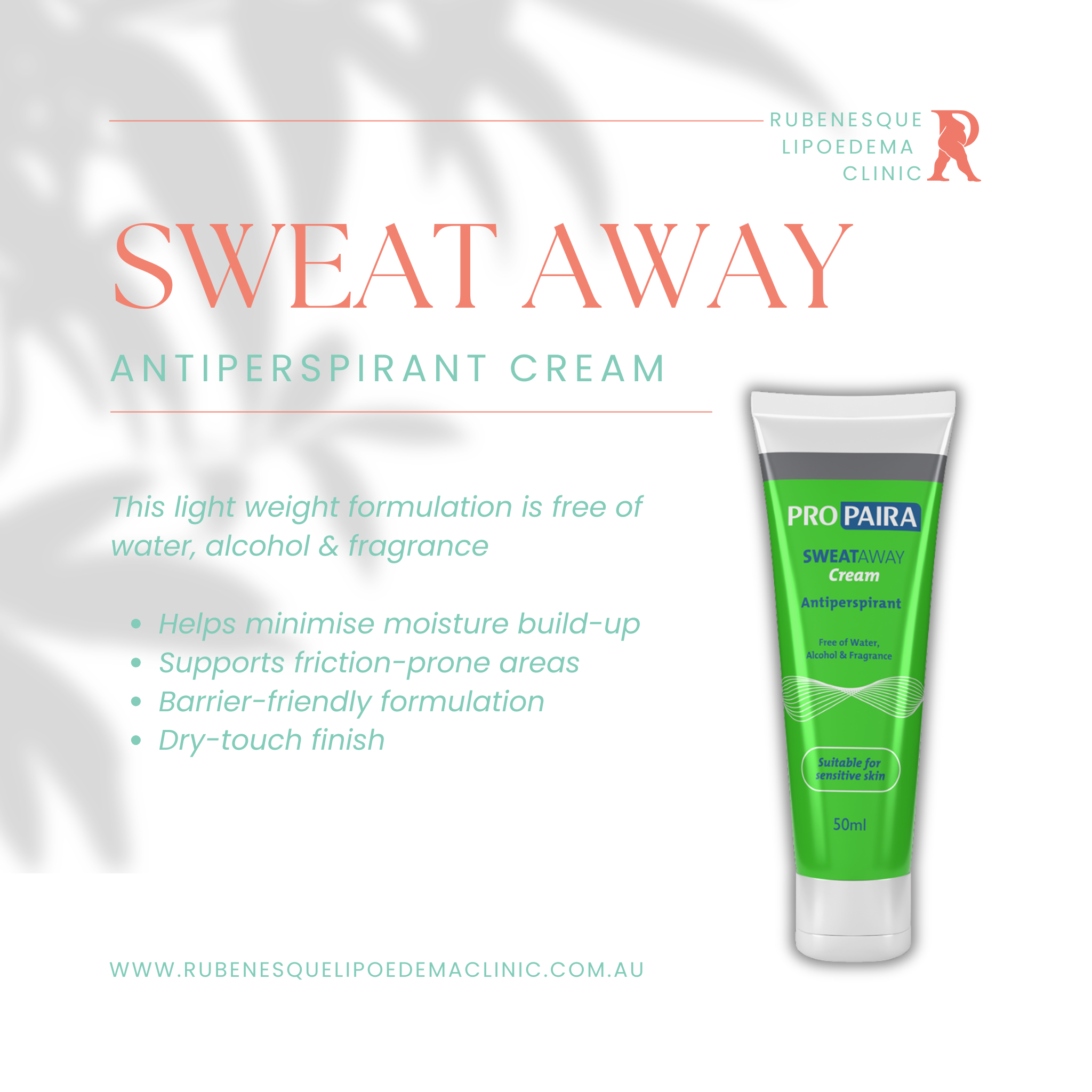SWEATAWAY Cream DEO & Anti-perspirant 50ml