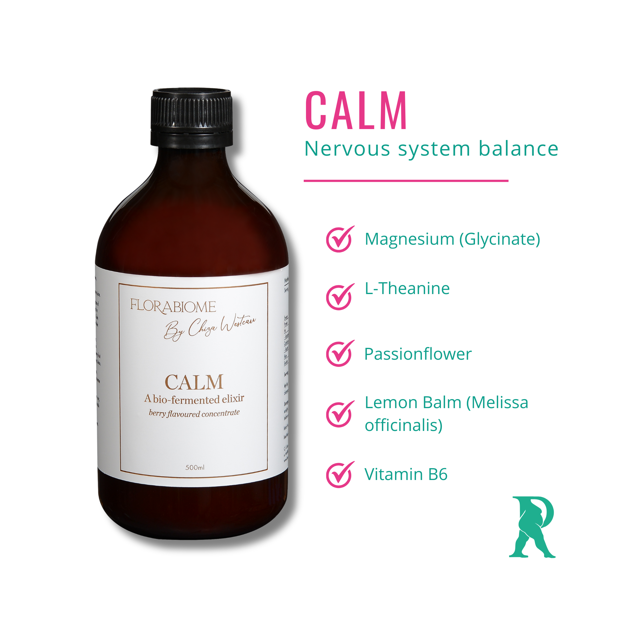 Calm elixir for lipoedema supporting nervous system balance and overall wellbeing