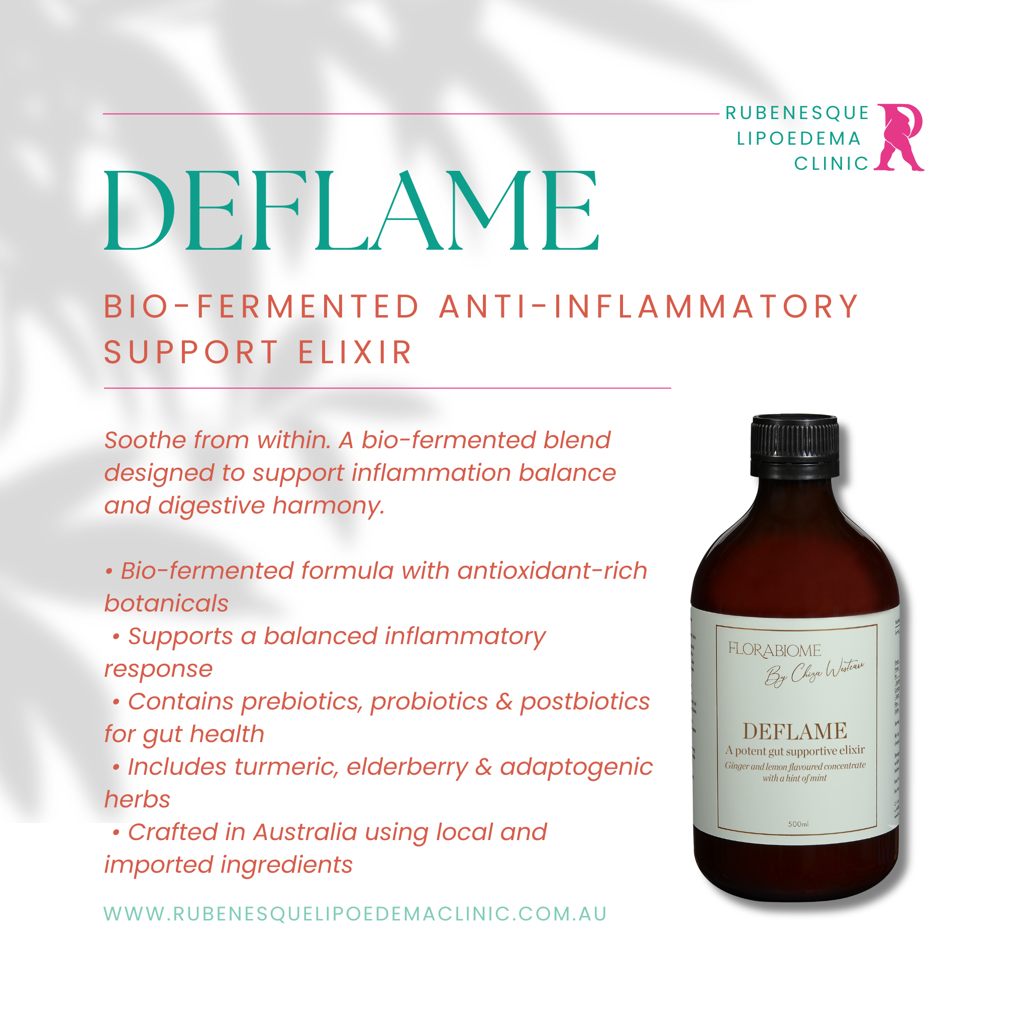 Deflame Bio Fermented Elixir 500ml