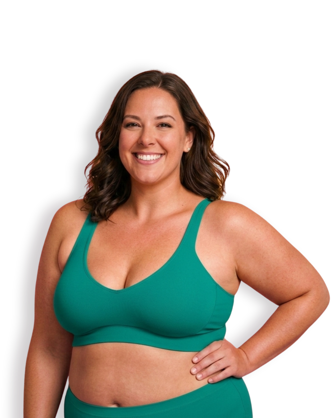 Woman in activewear representing lipoedema awareness, body confidence, and supportive care