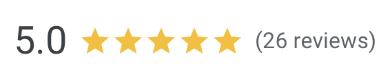 Five-star rating with 26 reviews