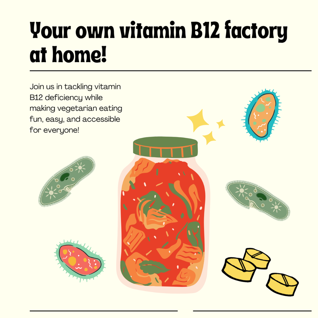 Your Own Vitamin B12 Factory At Home! - Concept Poster
English, 2021