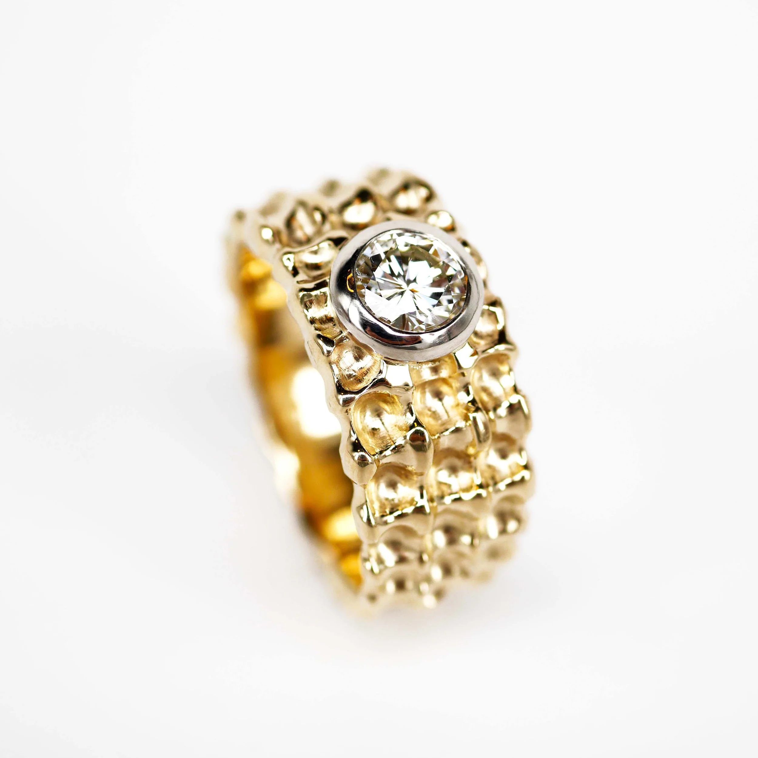 750er Gelbgold mit Brillant (Kundenauftrag)