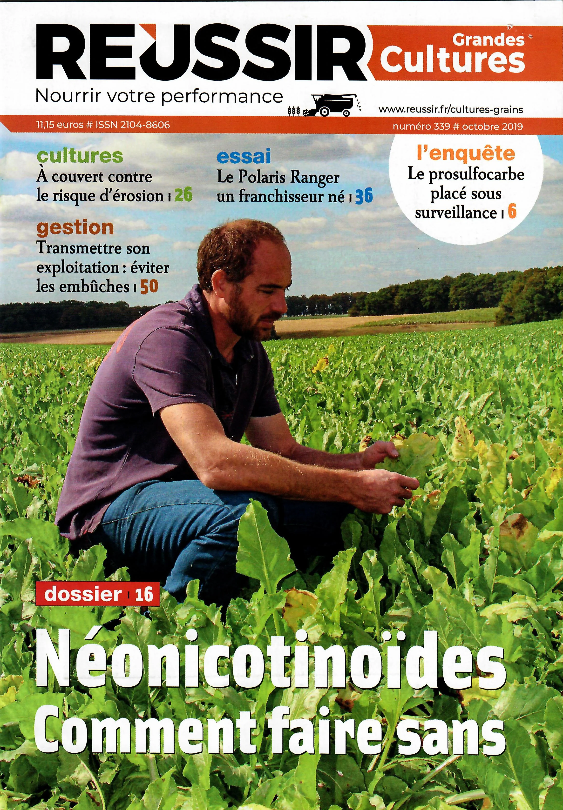 Comment transmettre son exploitation sans embûches - Réussir Grandes Cultures n°339