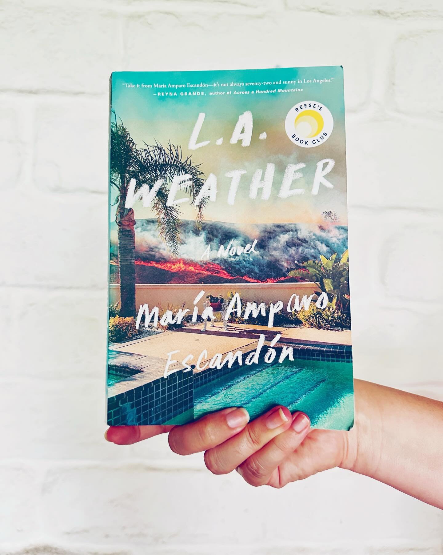 002/075 📖 for 2026
L.A. Weather, by Mar&iacute;a Amparo Escand&oacute;n
Page turner, and perfect summer read. I lacked empathy for the characters initially (lack of personal insight and bad choices) but they won me over in the end (hurrah for a good