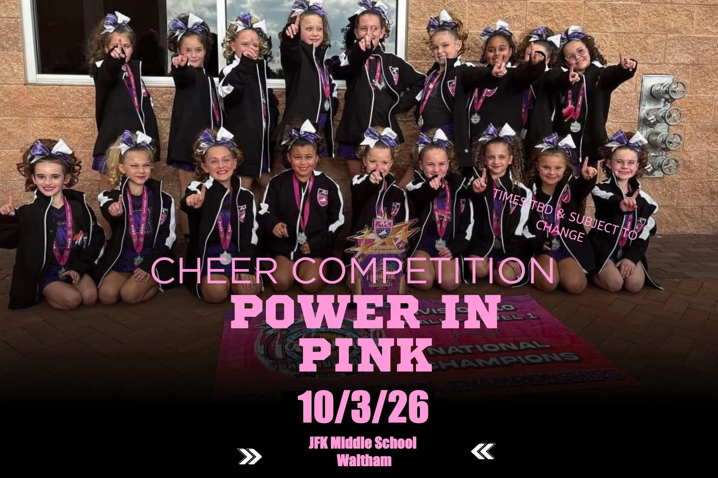 CHEER COMPETITION - POWER IN PINK