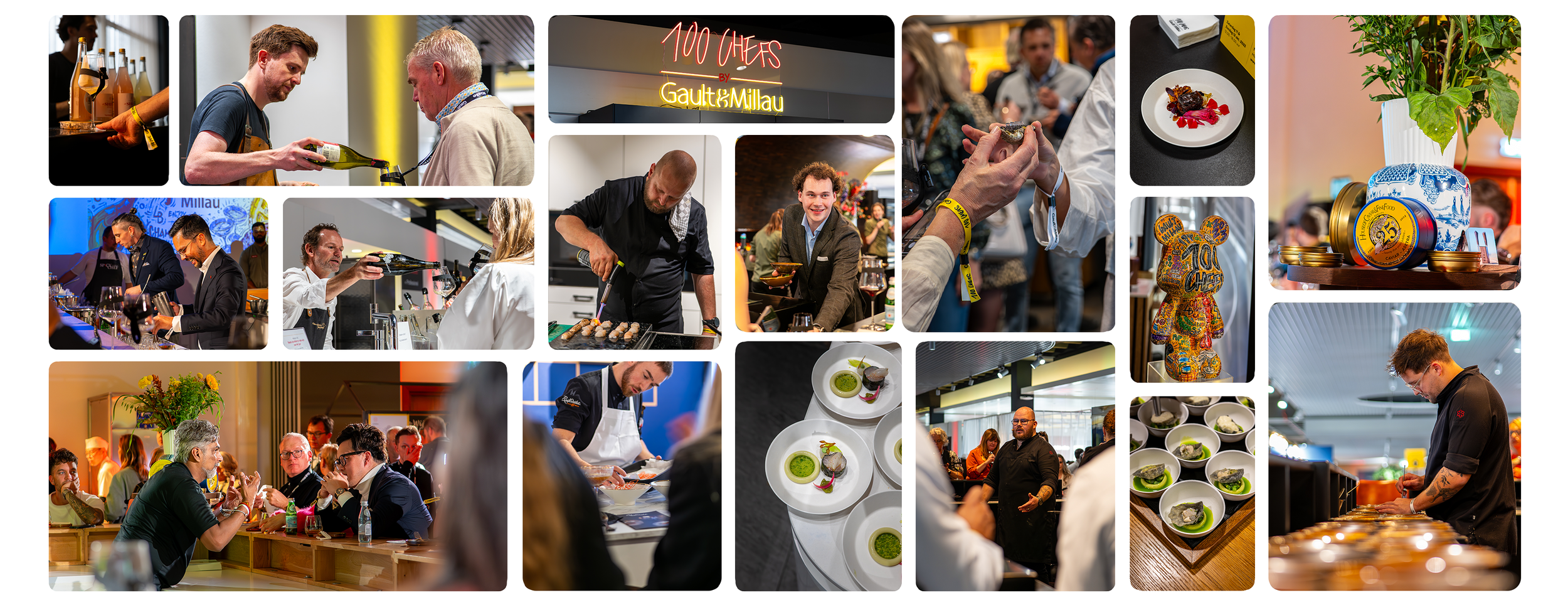 100 Chefs – Gault&Millau
Fotografie tijdens het evenement 100 Chefs van Gault&Millau, waar toonaangevende chefs samenkomen. Vastgelegd met focus op sfeer, interactie en culinaire beleving.