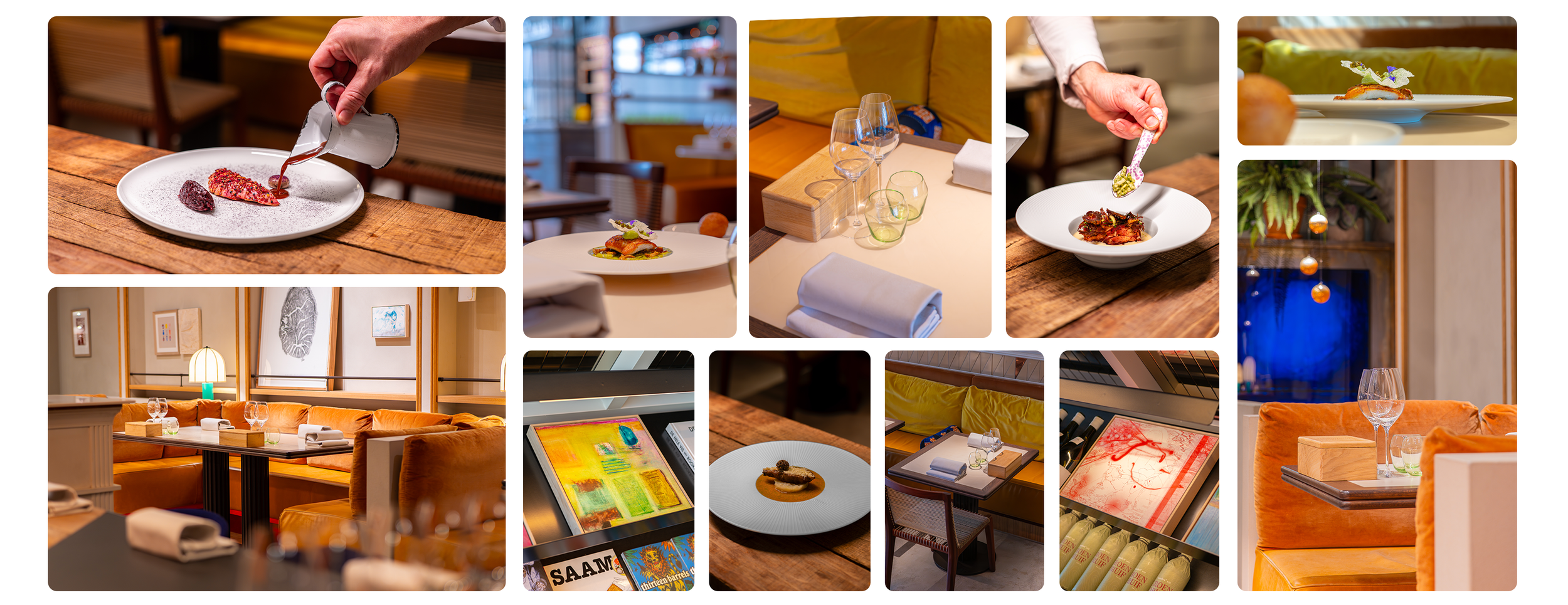 SAAM Restaurant – Amstelveen
Fotografie voor SAAM Restaurant in Amstelveen, met aandacht voor gerechten, setting en de totale beleving. Content die inzetbaar is voor website en social media.