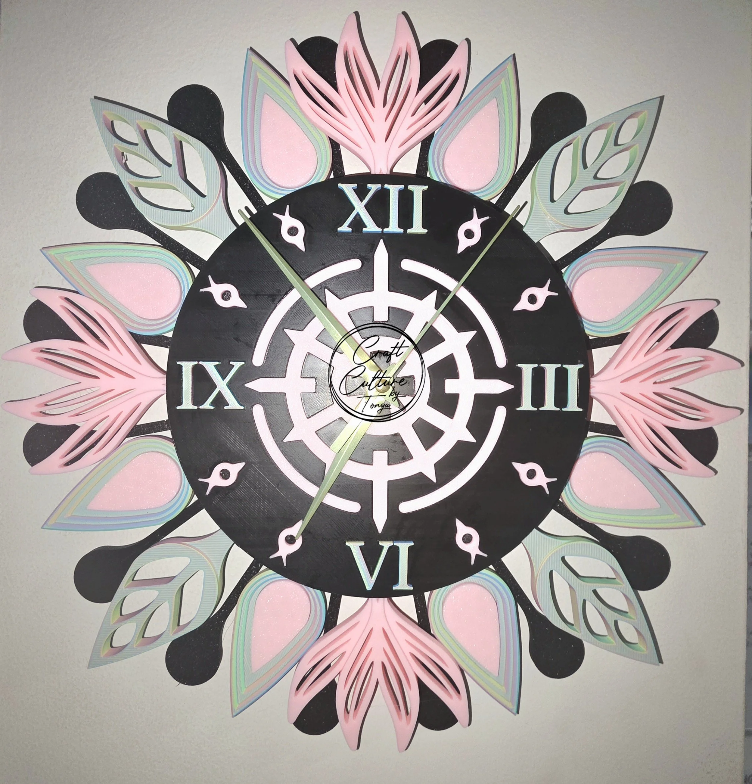 Twilight Wall Clock - 3D Printed