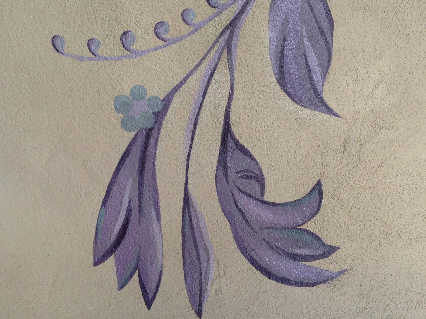 Garland Mural – Delamore Lodge Waiheke Island