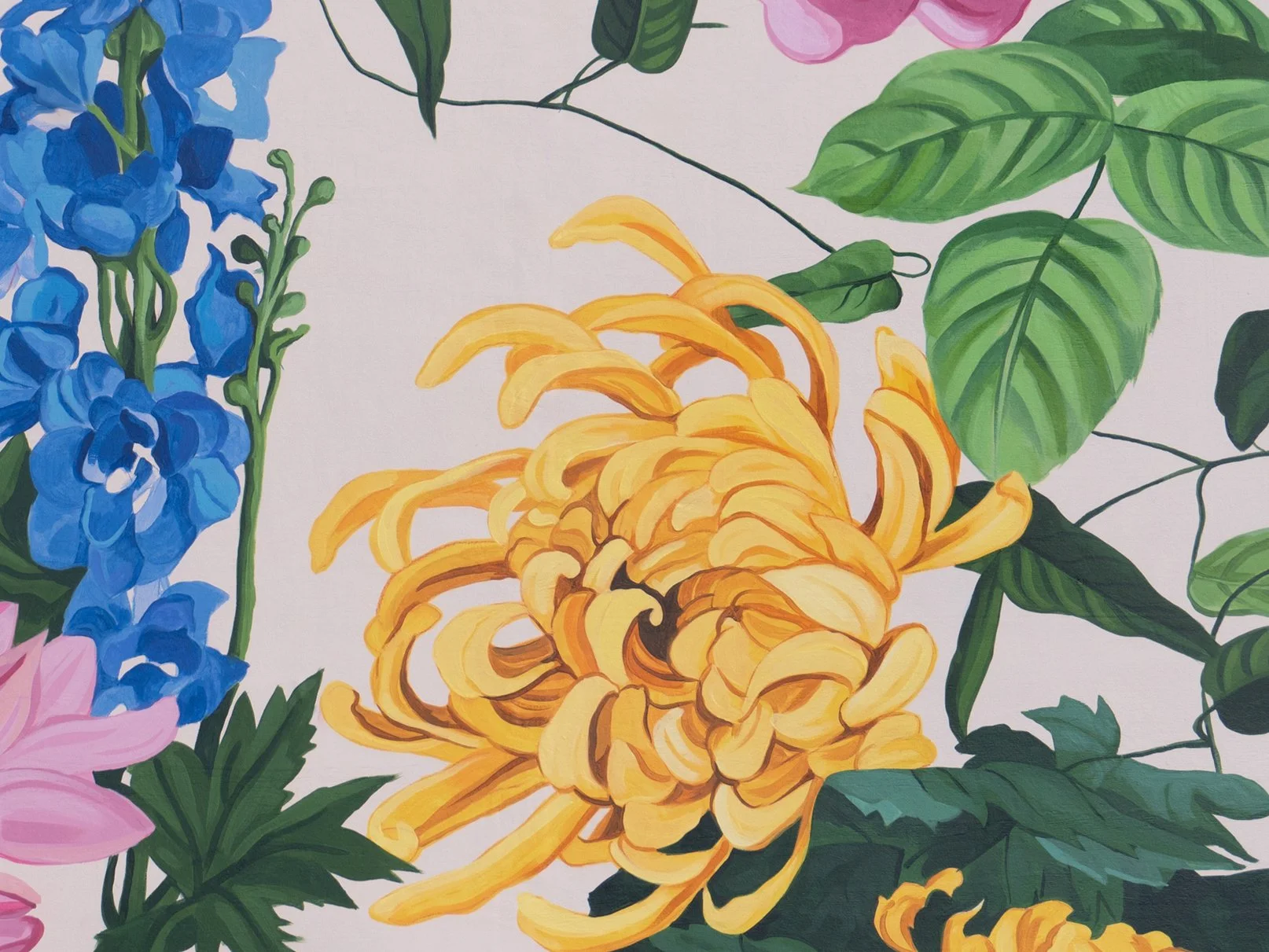 Floral Meadow Mural – The Bloomerie Waiheke Island