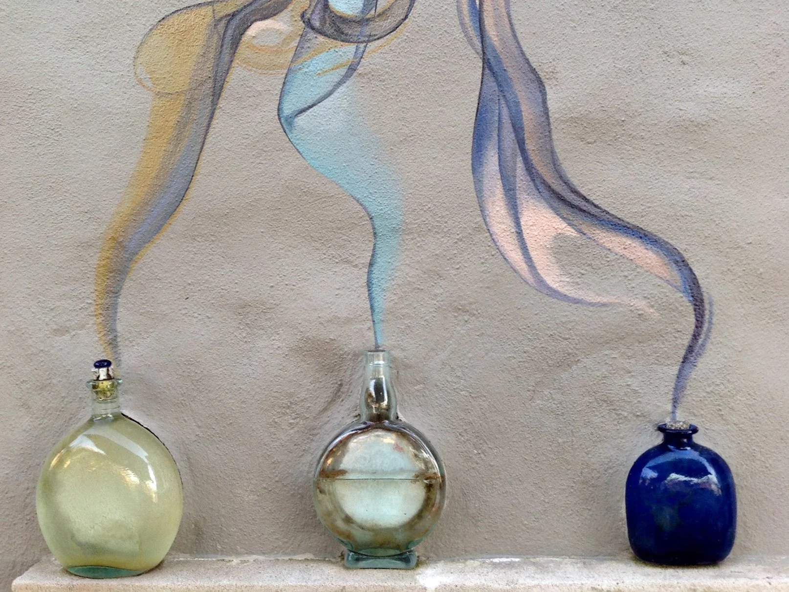 Alchemic Smoke Mural – Delamore Lodge Waiheke Island