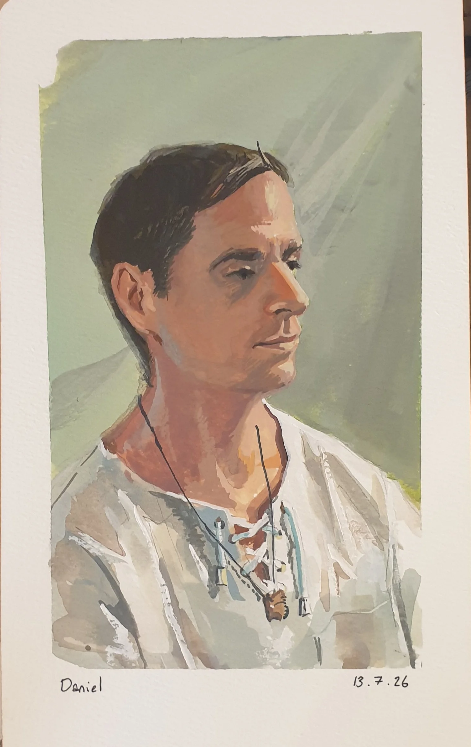 Portrait session, 13 July