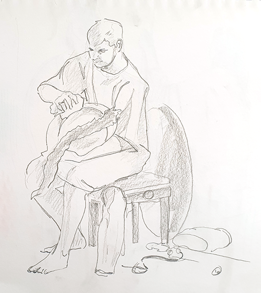 Costumed Life Drawing: Ancient Greek