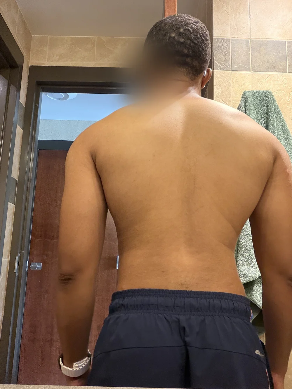 Malachi, back, after