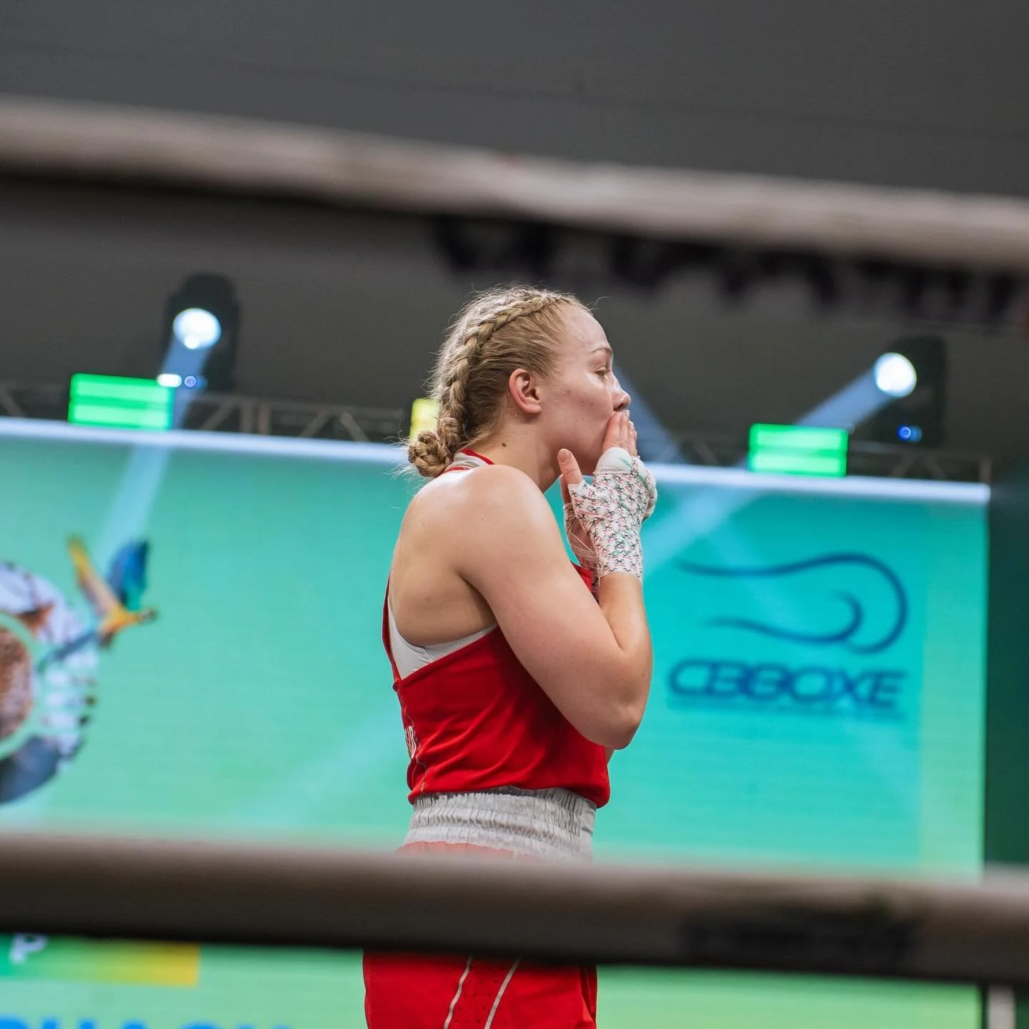 Win against New Zealand in yesterday&rsquo;s Round of 16 💫

Feeling sharp and excited to fight again on Thursday, this time against China 🥊

Photo: @officialworldboxing