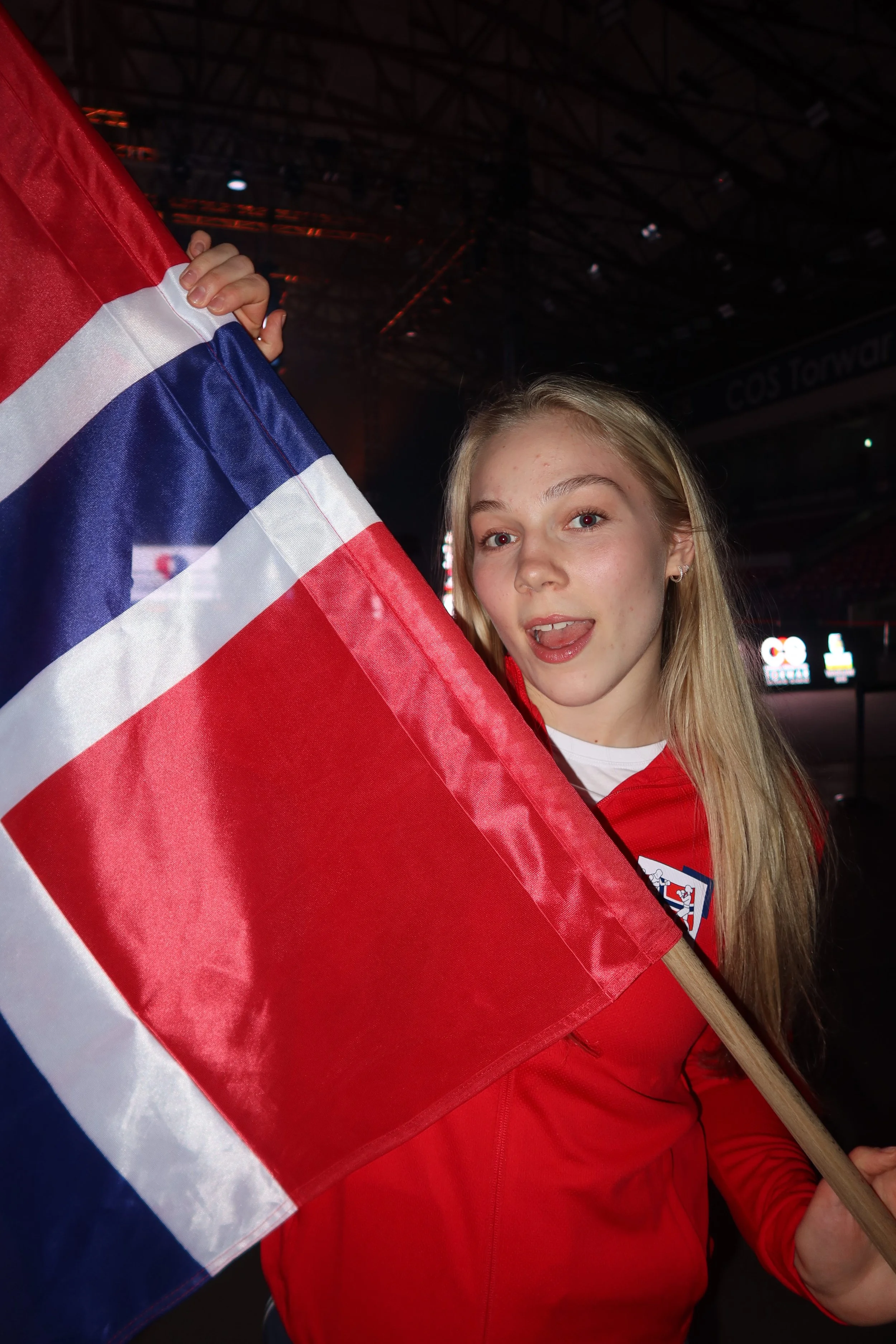 Excitement builds up during the flag ceremony of the second World Cup of the year, held in Poland. 