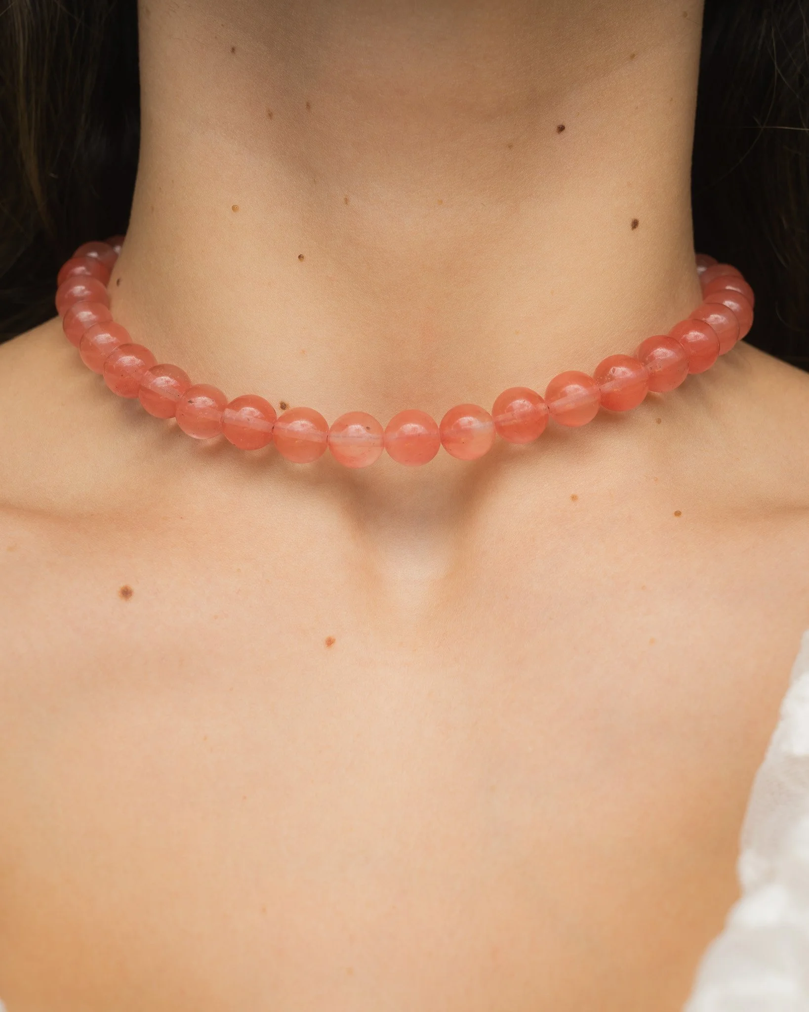 Cherry Quartz Necklace