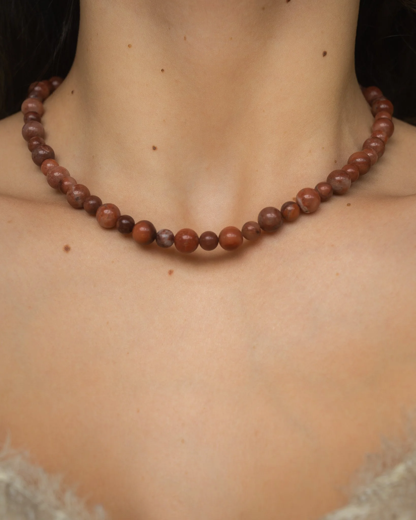 Brick Aventurine Necklace
