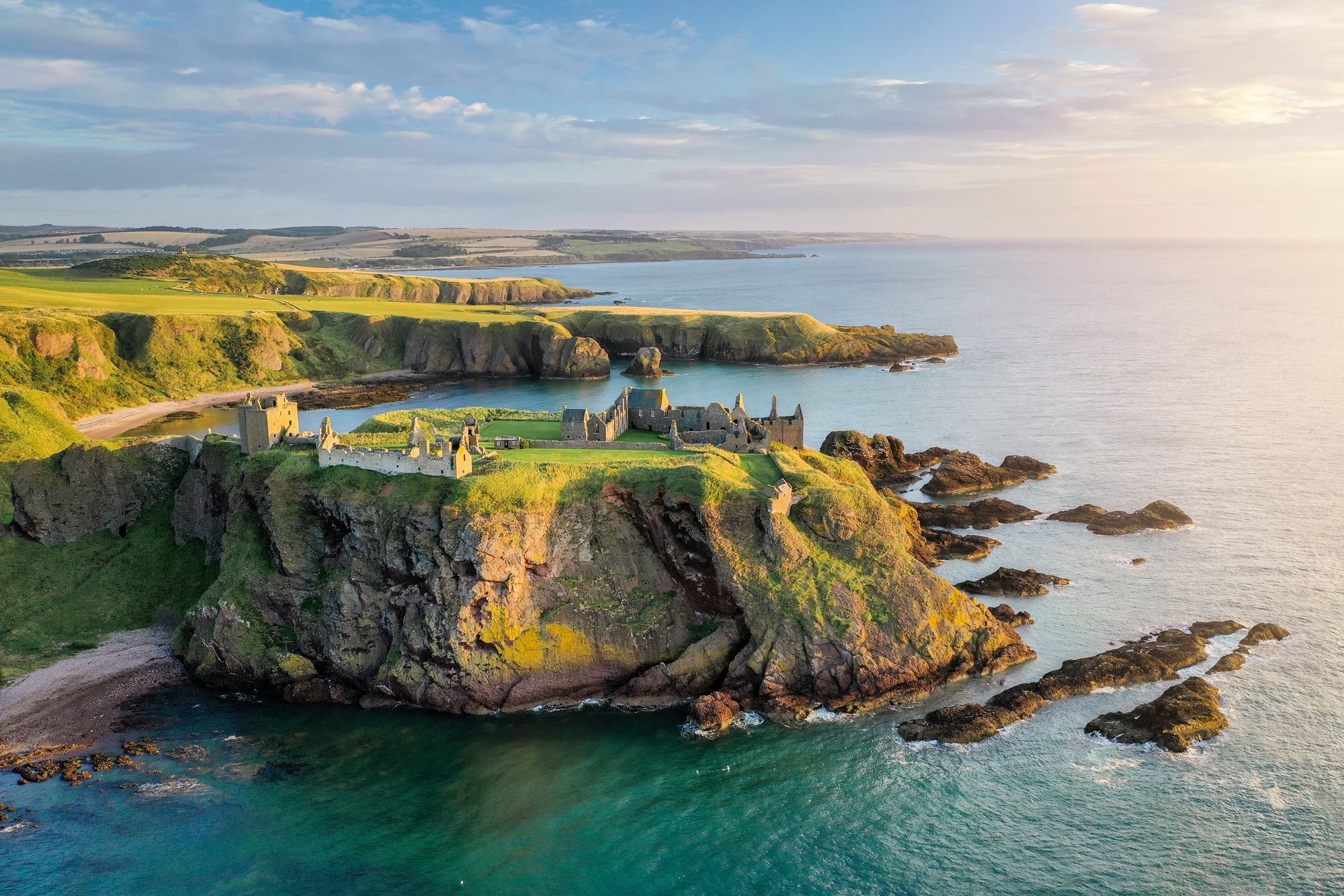 "First Light on Dunnotar"
