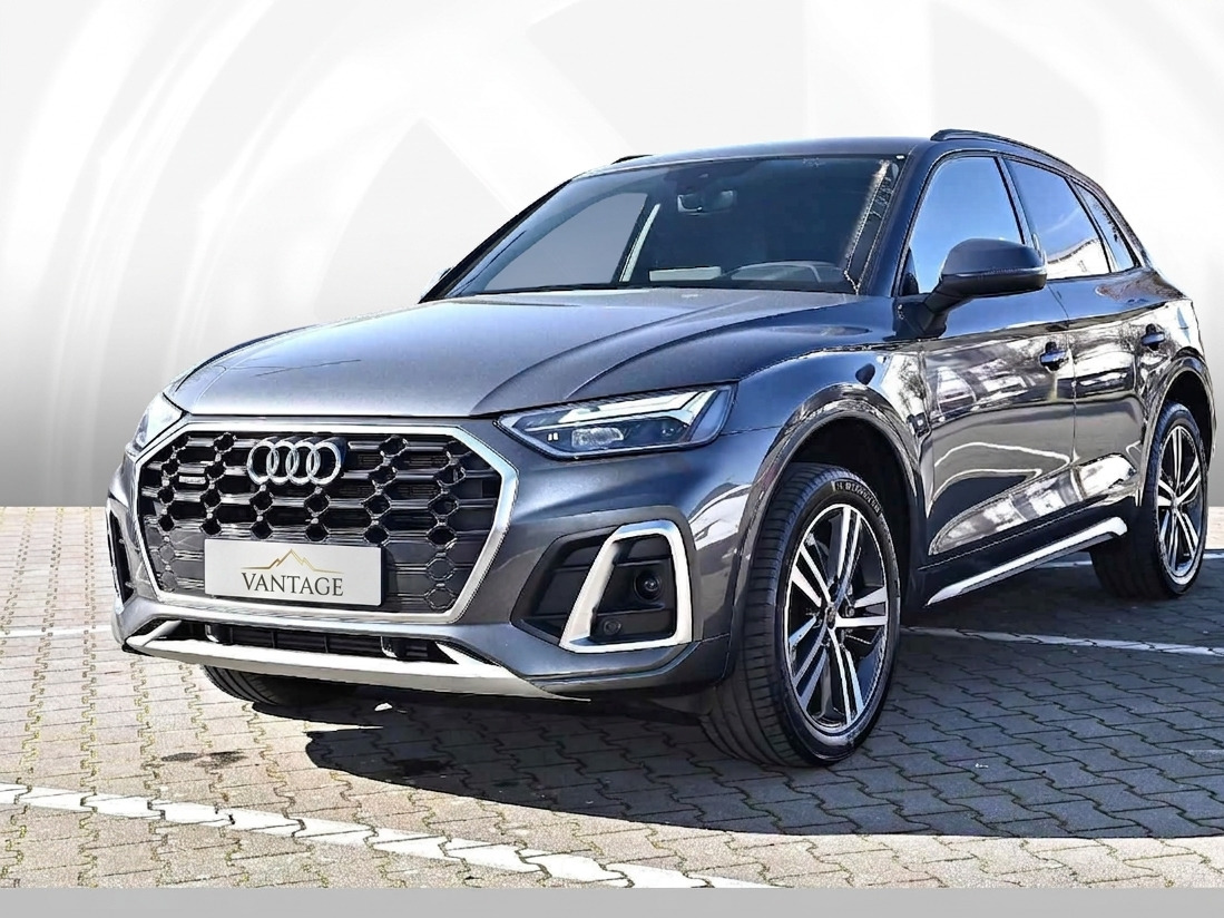 Audi Q5 50 TFSIe Quattro S Line Híbrido Plug-in em Cinzento Manhattan — Vantage Import