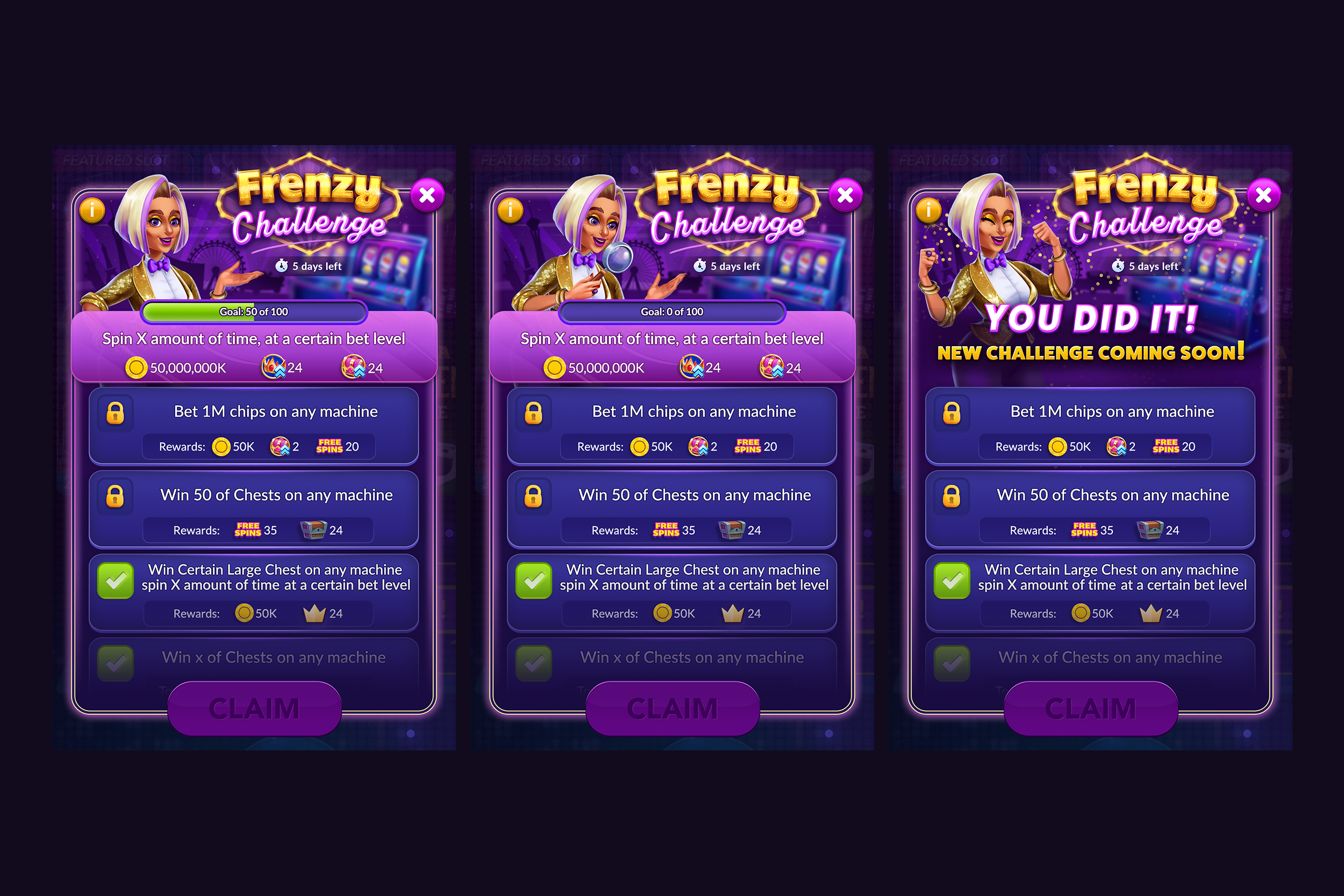 Frenzy Challenge — in-game UI
