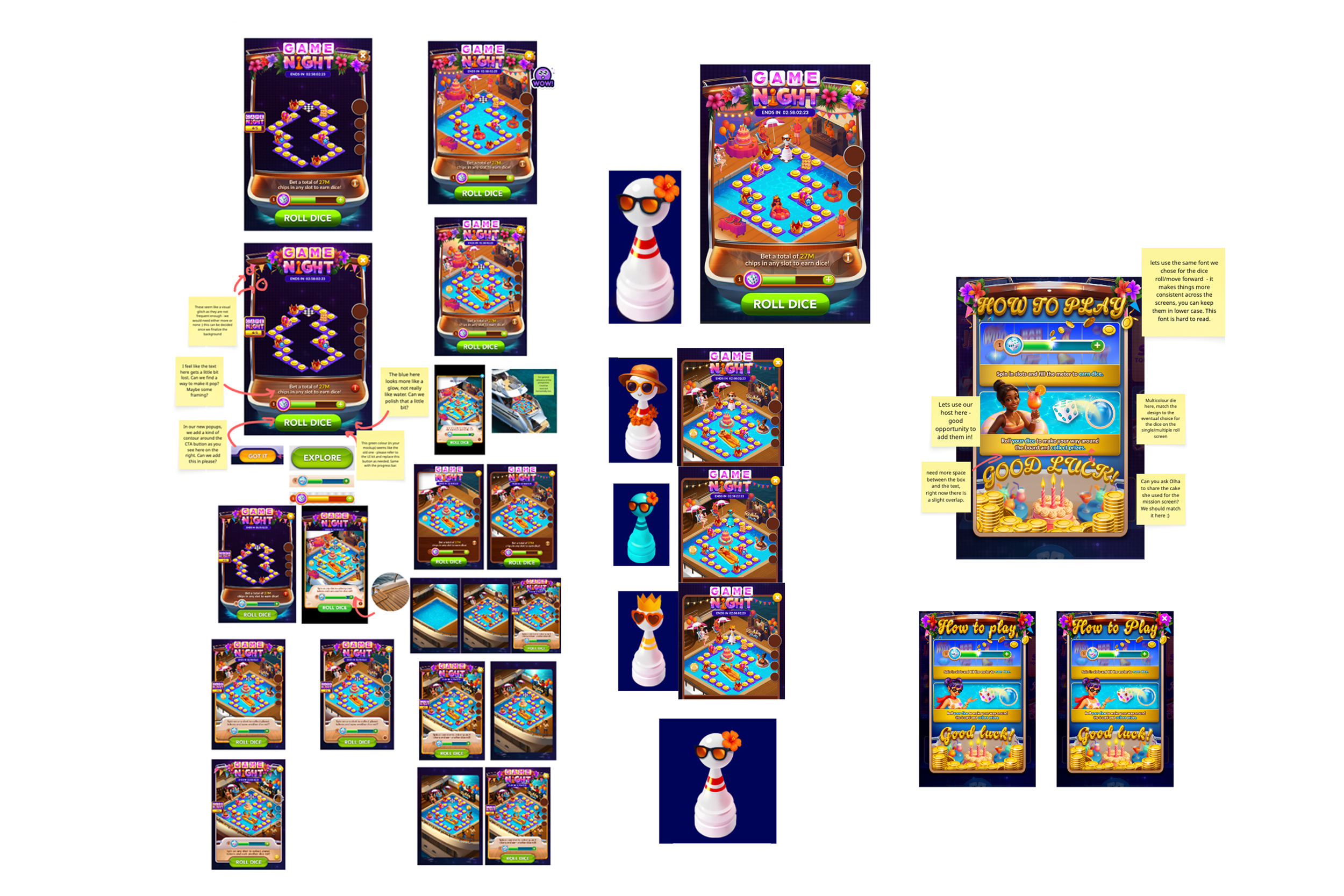 Game Night — mood board