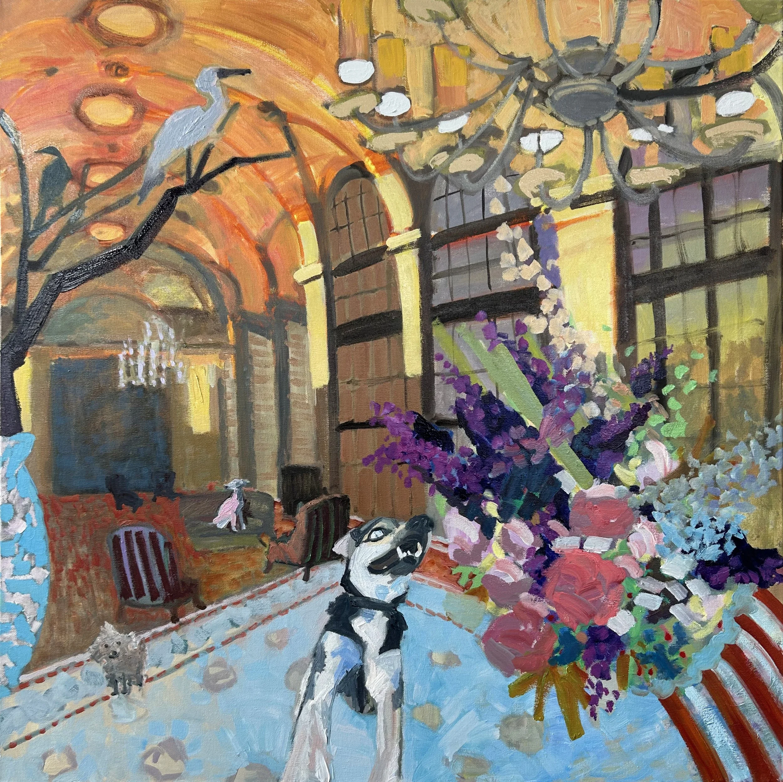Florida Room, The Breakers, original oil painting