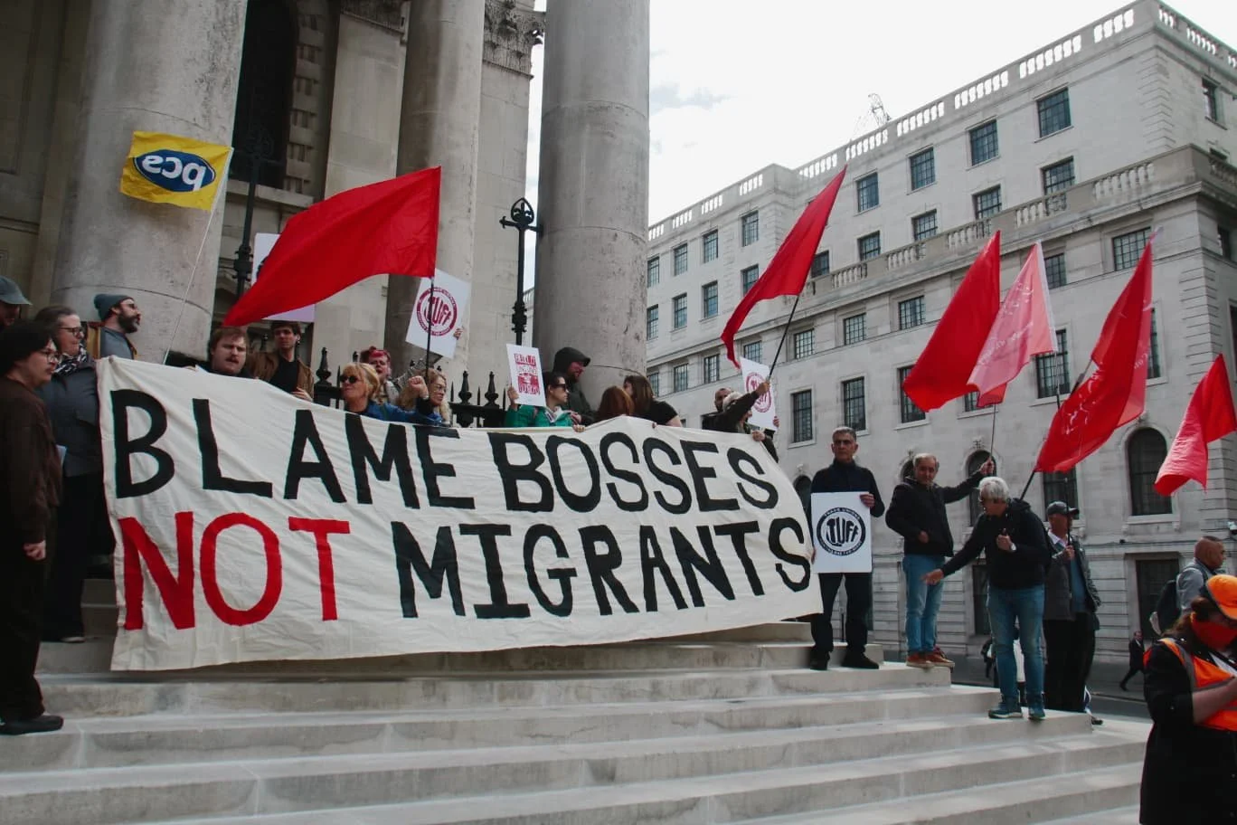 Trade unionists organise counter-demonstration against Tommy Robinson and the far right