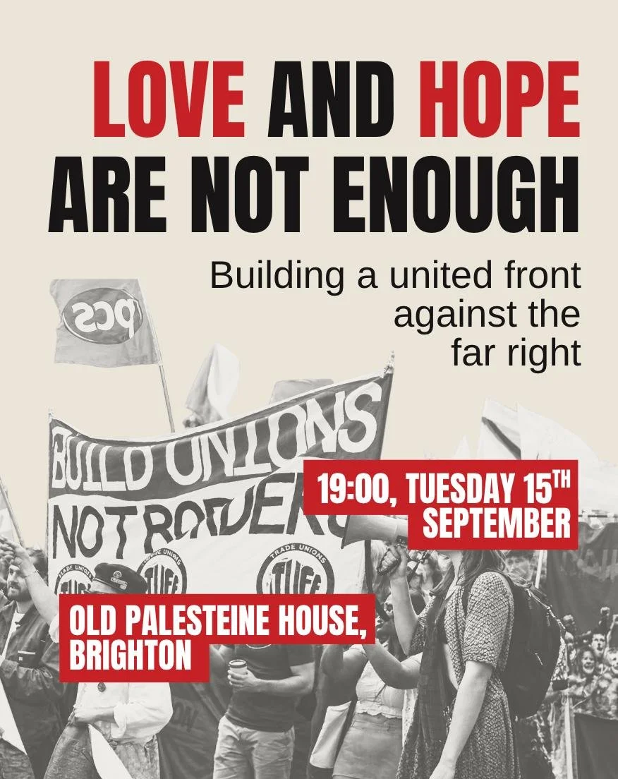 TUC Fringe - Love and Hope are not Enough: Building a united front 
