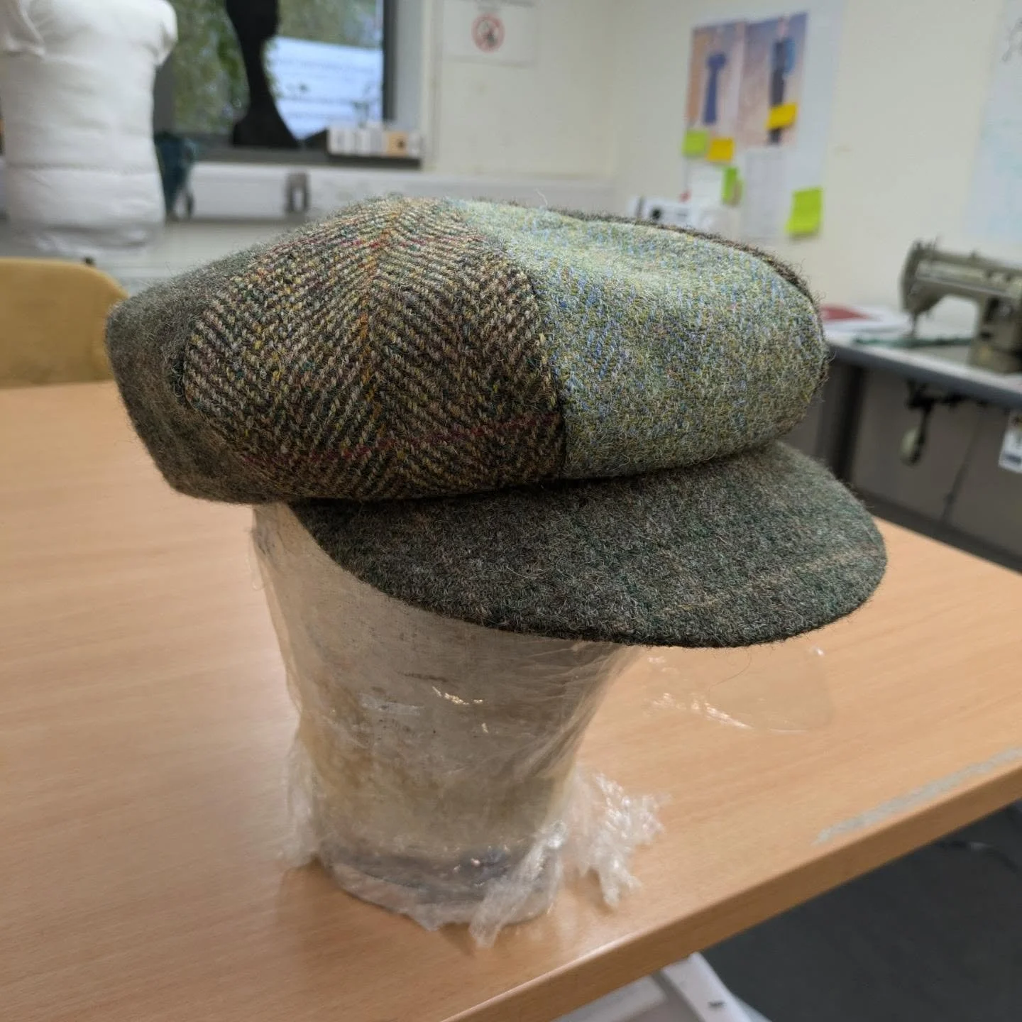 Baker boy cap; one of my favourite projects of my first few weeks with @rcscostume I chose my fabrics from a lovely selection of Harris tweed scraps. Swipe to see the construction process!

#costume #sewing #harristweed